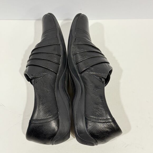 Womens 8.5 M Clarks Artisan Kessa Alcove 26102319 Black Leather Slip On Loafers - Picture 10 of 16